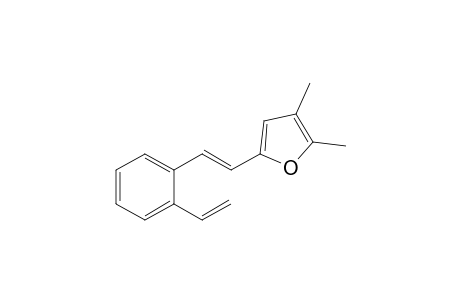 trans-2,3-dimethyl-5-[2-(2-vinylphenyl)ethenyl]furan