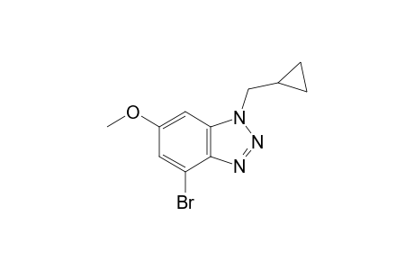 4-Bromo-1-(cyclopropylmethyl)-6-methoxy-1H-benzotriazole