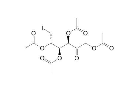 1,3,4,5-TETRA-O-ACETYL-6-DESOXY-6-IODO-D-ARABINO-HEX-2-ULOSE