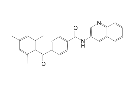 benzamide, N-(3-quinolinyl)-4-(2,4,6-trimethylbenzoyl)-