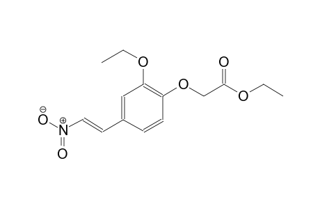 acetic acid, [2-ethoxy-4-[(E)-2-nitroethenyl]phenoxy]-, ethyl ester