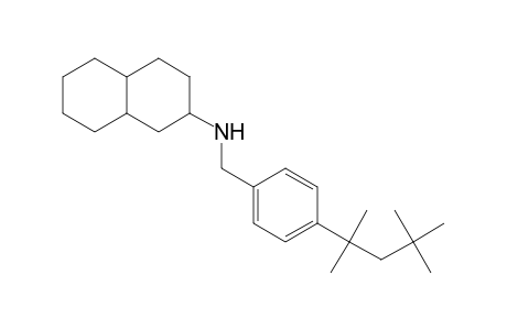 2-Naphthalenamine, decahydro-N-[[4-(1,1,3,3-tetramethylbutyl)phenyl]methyl]-