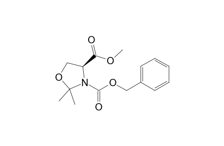(4S)-Methyl 3-(Benzyloxycarbonyl)-2,2-dimethyloxazolidine-4-carboxylate