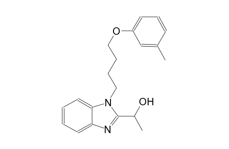 1H-benzimidazole-2-methanol, alpha-methyl-1-[4-(3-methylphenoxy)butyl]-