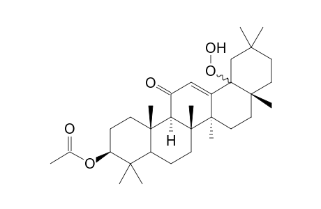 3.beta.-Acetoxy-18.alpha.-hydroperoxy-12-oleanen-11-one