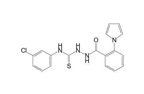 4-(m-chlorophenyl)-1-(o-pyrrol-1-ylbenzoyl)-3-thiosemiacarbazide