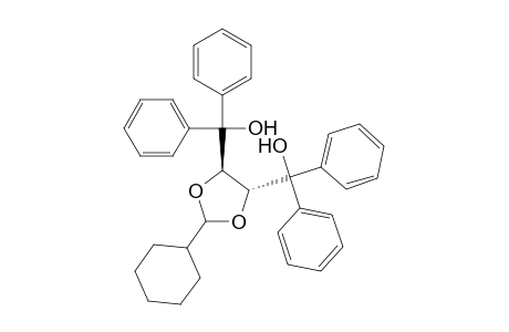 1,3-Dioxolane-4,5-dimethanol, 2-cyclohexyl-.alpha.,.alpha.,.alpha.',.alpha.'-tetraphenyl-, [4R-(2.alpha.,4.alpha.,5.beta.)]-