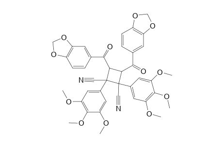 1,-t-2-Bis(3,4,5-Trimethoxyphenyl)-c-3,t-4-bis(3,4-methylenedioxyphenyl)-r-1,c-2-cyclobutanedinitrile