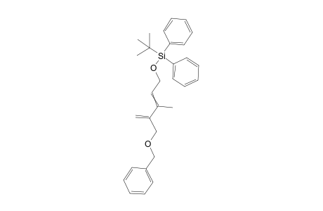 Benzyl (E)-5-[tert-butyl(diphenyl)silyl]oxy-3-methyl-2-methylene-3-pentenyl ether