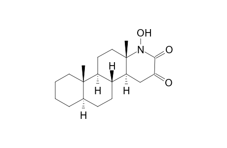 17-hydroxy-17-aza-d-homo-5.alpha.-androstane-16,17a-dione