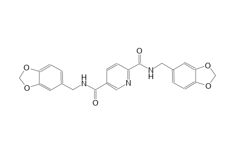 N~2~,N~5~-bis(1,3-benzodioxol-5-ylmethyl)-2,5-pyridinedicarboxamide