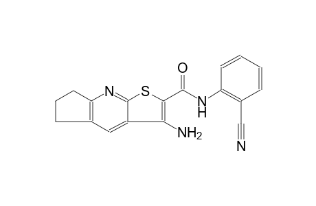 3-Amino-N-(2-cyanophenyl)-6,7-dihydro-5H-cyclopenta[b]thieno[3,2-E]pyridine-2-carboxamide