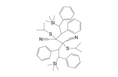 2,3-bis[2',3'-Diphenyl-2'-(trimethylsilyl)ethyl ]-2,3-[(1'-methylethyl) thio ] butanedinitrile