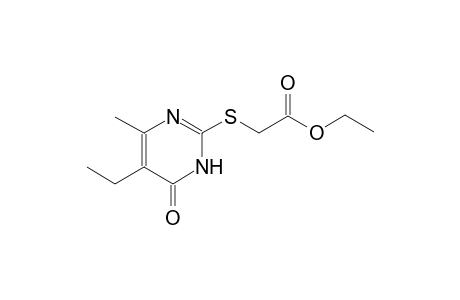 acetic acid, [(5-ethyl-1,6-dihydro-4-methyl-6-oxo-2-pyrimidinyl)thio]-, ethyl ester