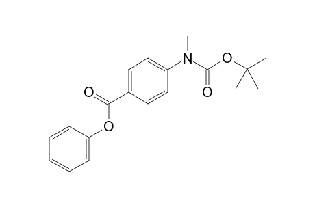 Phenyl 4-((tert-butoxycarbonyl)(methyl)amino)benzoate