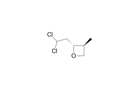 trans-2-(2,2-Dichloroethyl)-3-methyloxetane