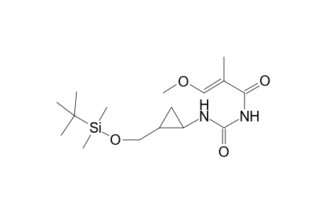 1-[(1R,2R)-2-(tert-Butyl-dimethyl-silanyloxymethyl)-cyclopropyl]-3-((E)-3-methoxy-2-methyl-acryloyl)-urea