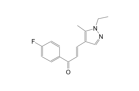 (2E)-3-(1-ethyl-5-methyl-1H-pyrazol-4-yl)-1-(4-fluorophenyl)-2-propen-1-one