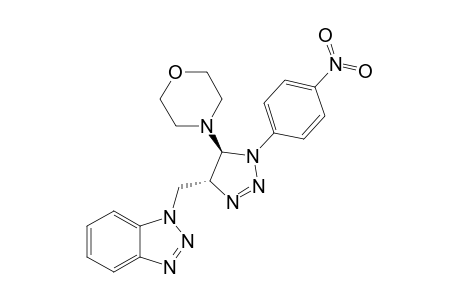 4-BENZOTRIAZOL-1-YL-METHYL-5-MORPHOLINO-1-(4-NITROPHENYL)-4,5-DIHYDRO-1,2,3-TRIAZOLE