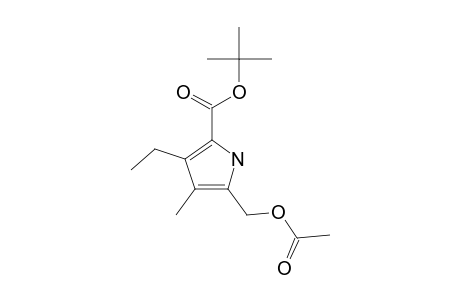 TERT.-BUTYL-5-(ACETOXYMETHYL)-3-ETHYL-4-METHYLPYRROLE-2-CARBOXYLATE