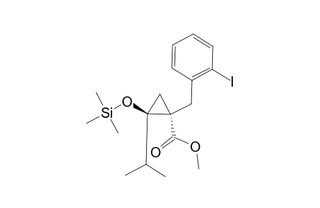 METHYL-1-(2-IODOBENZYL)-2-ISOPROPYL-2-TRIMETHYLSILOXYCYCLOPROPANECARBOXYLATE