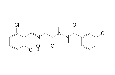 N-{[3-chlorobenzoyl)carbazoyl]methyl}-alpha-(2,6-dichlorophenyl)nitrone