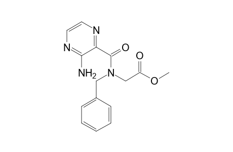 N-Benzyl-N-methoxycarbonylmethyl-3-aminopyrazine-2-carboxamide