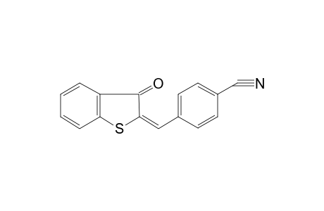 4-[(E)-(3-Oxo-1-benzothien-2(3H)-ylidene)methyl]benzonitrile