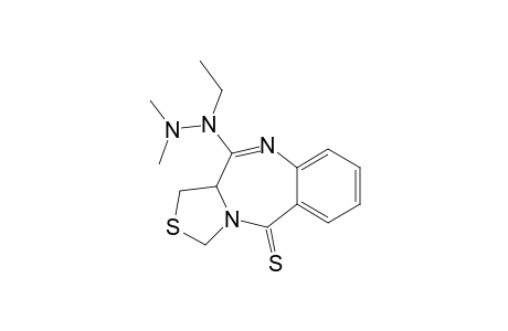 1,2,3,11a-Tetrahydro-11-[(N,N-dimethylamino)ethylamino]-5H-thiazolo[4,3-c][1,4]benzodiazepin-5-thione