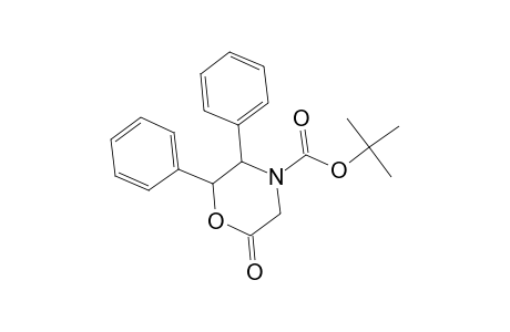 tert-Butyl 6-oxo-2,3-diphenyl-4-morpholinecarboxylate