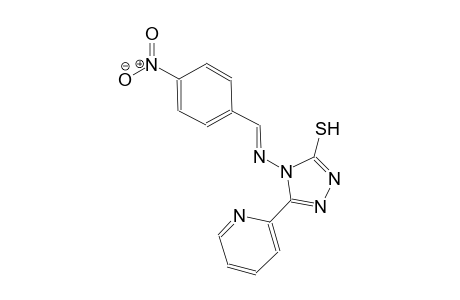 4-{[(E)-(4-nitrophenyl)methylidene]amino}-5-(2-pyridinyl)-4H-1,2,4-triazole-3-thiol