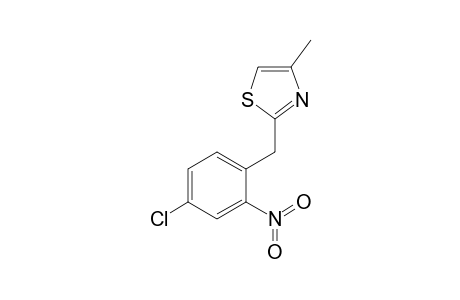2-(4-Chloro-2-nitrobenzyl)-4-methylthiazole