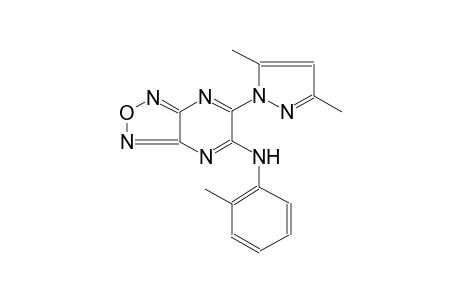 6-(3,5-Dimethyl-1H-pyrazol-1-yl)-N-(2-methylphenyl)[1,2,5]oxadiazolo[3,4-b]pyrazin-5-amine