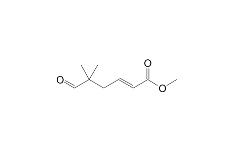 (E)-5,5-dimethyl-6-oxo-2-hexenoic acid methyl ester