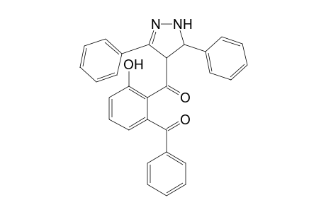 (2-Benzoyl-6-hydroxy-phenyl)-(3,5-diphenyl-4,5-dihydro-1H-pyrezol-4-yl)-methanone