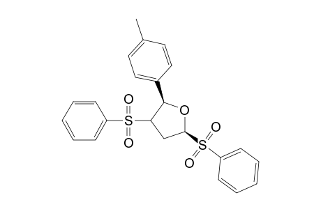 2,5-cis-2-(4-Methylphenyl)-3,5-bis(phenylsulfonyl)tetrahydrofuran