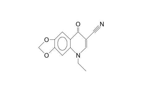 1-Ethyl-6,7-methylenedioxy-4(1H)-quinolone-3-carbonitrile