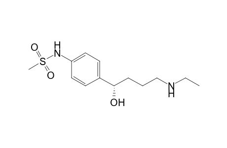 N-[4-[(1S)-4-(ethylamino)-1-hydroxy-butyl]phenyl]methanesulfonamide