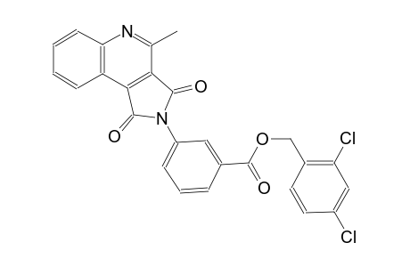 2,4-dichlorobenzyl 3-(4-methyl-1,3-dioxo-1,3-dihydro-2H-pyrrolo[3,4-c]quinolin-2-yl)benzoate