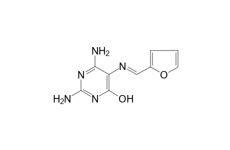 Pyrimidin-4-ol, 2,6-diamino-5-(2-furfurylidenamino)-
