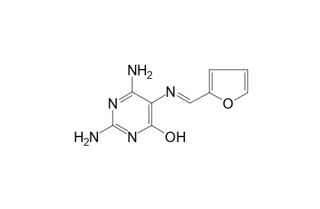 Pyrimidin-4-ol, 2,6-diamino-5-(2-furfurylidenamino)-