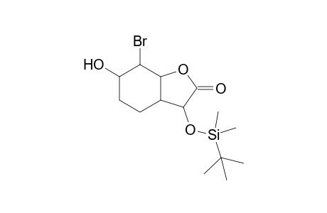 5-endo-Bromo-9-exo-(tert-butyldimethylsiloxy)-4-exo-hydroxy-7-oxabicyclo[4.3.0]nonan-8-one