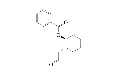 (1S,2R)-2-(2-oxoethyl)cyclohexyl benzoate