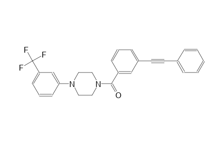 [3-(2-phenylethynyl)phenyl]-[4-[3-(trifluoromethyl)phenyl]-1-piperazinyl]methanone