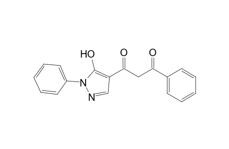 1-(5-Hydroxy-1-phenyl-1H-pyrazol-4-yl)-3-phenylpropan-1,3-dione