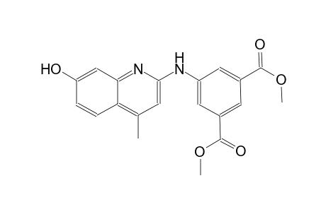 1,3-benzenedicarboxylic acid, 5-[(7-hydroxy-4-methyl-2-quinolinyl)amino]-, dimethyl ester