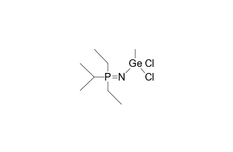 N-(Dichloro-methyl-germyl)-diethyl-isopropyl-phosphinimine