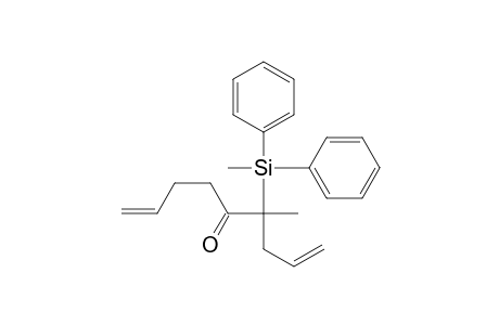 1,8-Nonadien-5-one, 4-methyl-4-(methyldiphenylsilyl)-