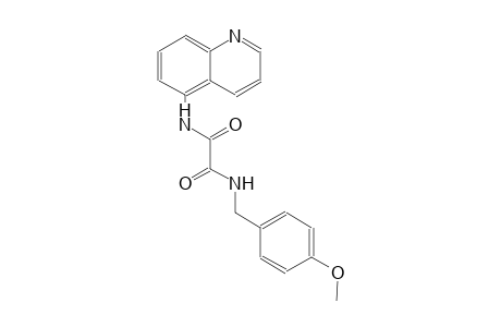 ethanediamide, N~1~-[(4-methoxyphenyl)methyl]-N~2~-(5-quinolinyl)-