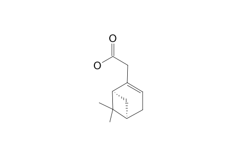 (+)-(S)-6,6-DIMETHYLBICYClO-[3.3.1]-HEPT-2-ENE-2-ACETIC-ACID